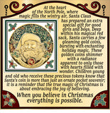 Santa Claus - Always Believe Key Chain