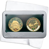 Santa Claus - Always Believe Commemorative Coin set with Double Tin Box and Bonus Polishing Cloth