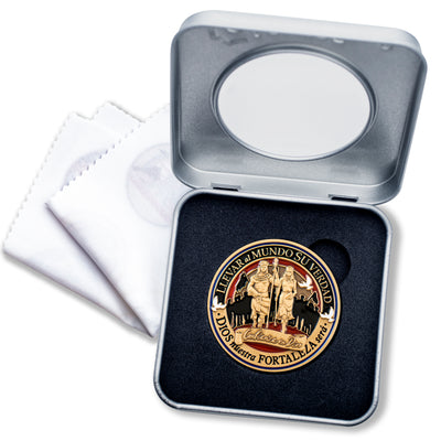 Army of Helaman Medallion Coin (Spanish Version) in Gift Tin Box