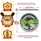 Sports Football Official Game Challenge Coin
