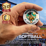 Sports Softball Official Game Challenge Coin