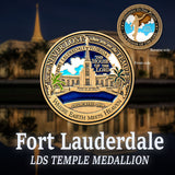Fort Lauderdale LDS Temple Medallion - Tin Gift Box