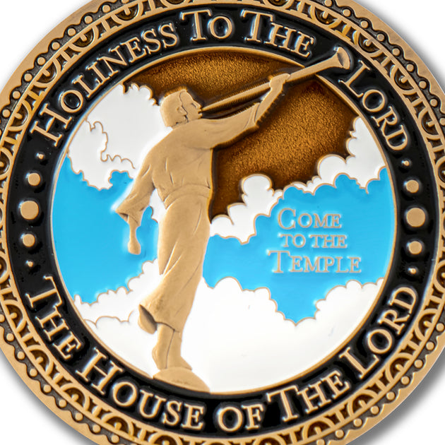 Fort Lauderdale LDS Temple Medallion - You Are Never Lost When You See the Temple Solid Bronze Collectible