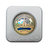 Fort Lauderdale LDS Temple Medallion - Tin Gift Box