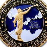 Lāʻie Hawaii LDS Temple Medallion - You Are Never Lost When You See the Temple Solid Bronze Collectible