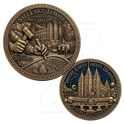 Salt Lake Temple Historical Commemorative Medallion