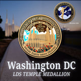 Washington DC LDS Temple Medallion - Tin Gift Set