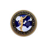 Washington DC LDS Temple Medallion - You Are Never Lost When You See the Temple Solid Bronze Collectible