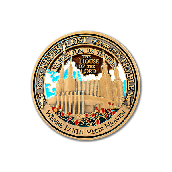 Washington DC LDS Temple Medallion | Armor Coin