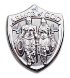 Armor of God Shield tie tac lapel pin