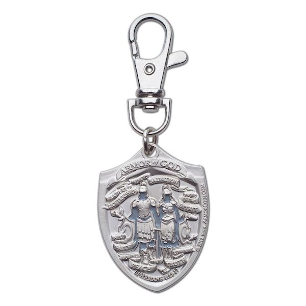 Armor of god zipper pull