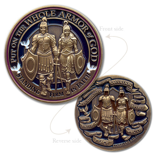 Whole Armor of God Challenge Coin