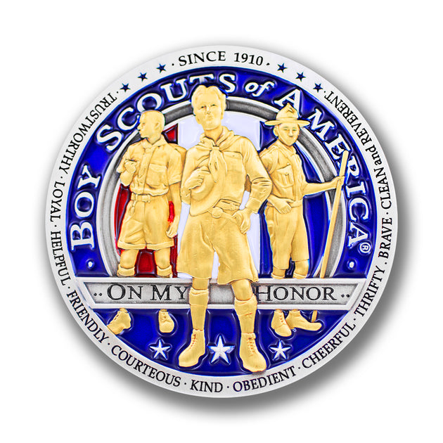 BSA Scouting Challenge Coin