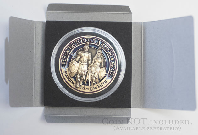Clear Acrylic Coin Capsule with gift box