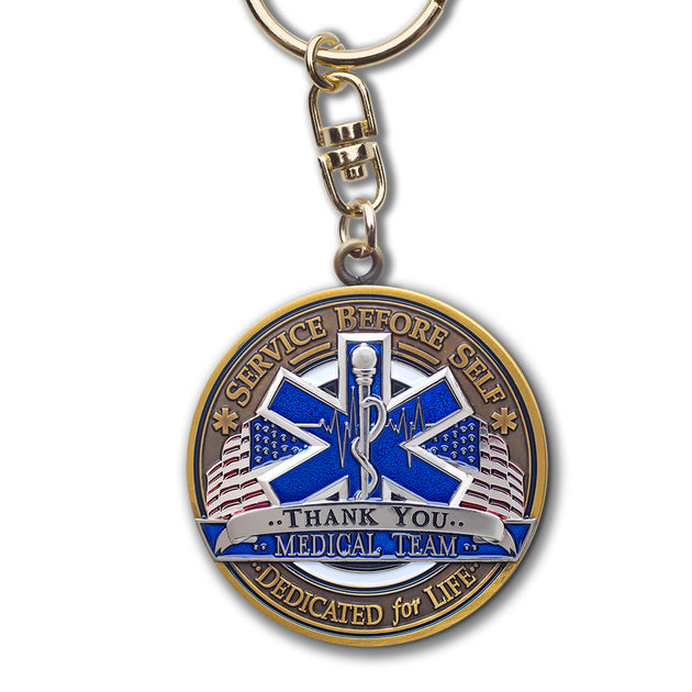 Medical Services EMT Key Chain · EMS Appreciation Keytag