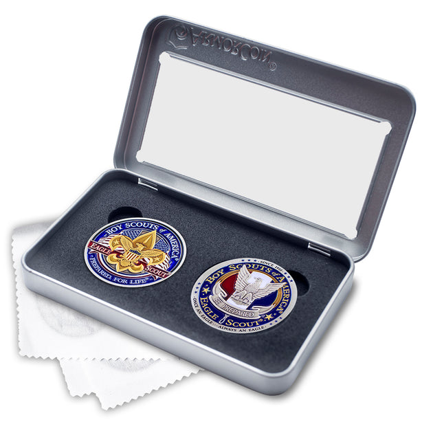 Eagle Scout Double Coin Gift Set