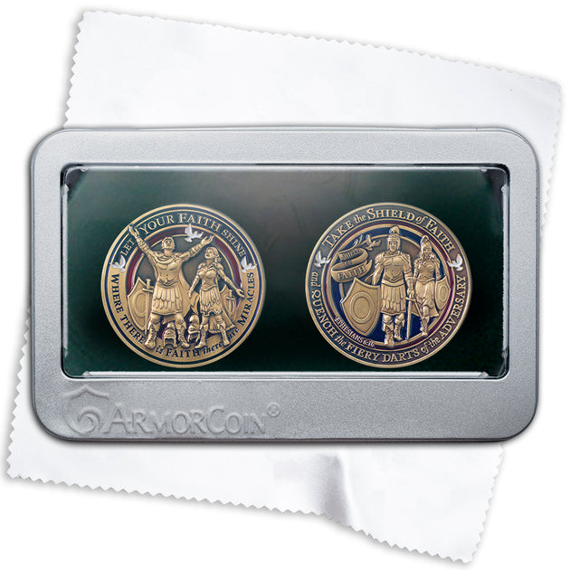 Faith Coin Double Medallion Set