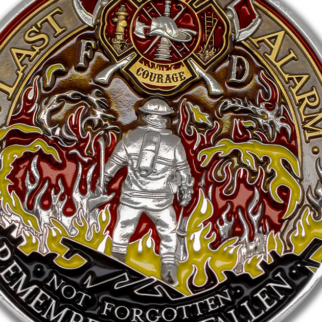 Last Alarm Fallen Firefighter Challenge Coin