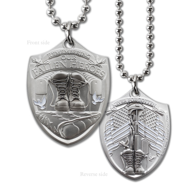 Airtick Set Of 2 Fancy & Stylish Solid Army Military Dog Tag Plain Blade  Pendant Locket Stainless Steel Price in India - Buy Airtick Set Of 2 Fancy  & Stylish Solid Army