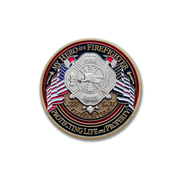 Fire fighter Challenge Coin