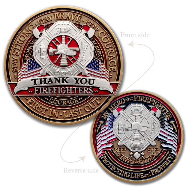 Firefighter Appreciation Challenge Coin