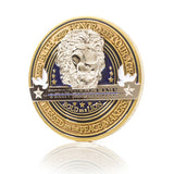 Law Enforcement Appreciation Challenge Coin · Police Officer Thank You Coin · Thin Blue Line Coin