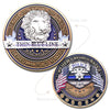 Law Enforcement Thin Blue Line Challenge Coin