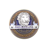 Law Enforcement Thin Blue Line Coin