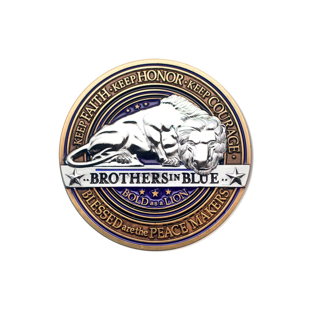 Police Brotherhood Lion Coin