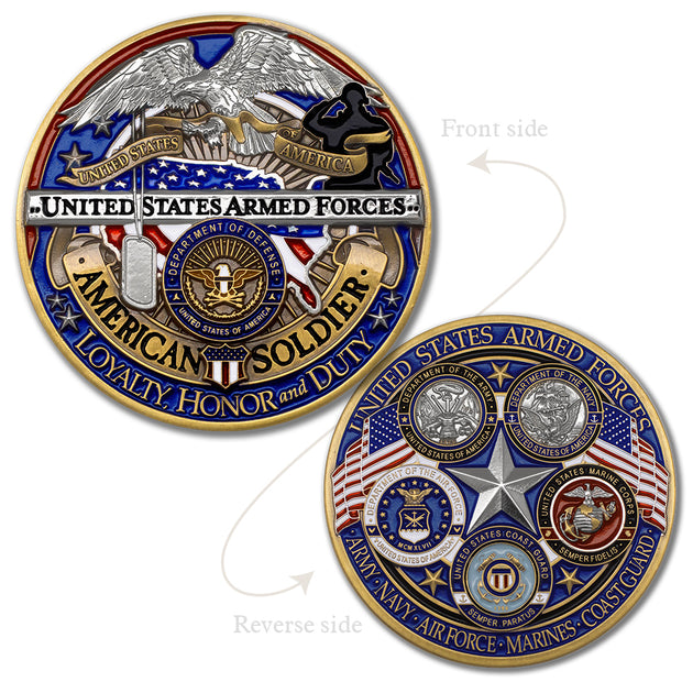 US Armed Forces MILITARY Challenge Coin