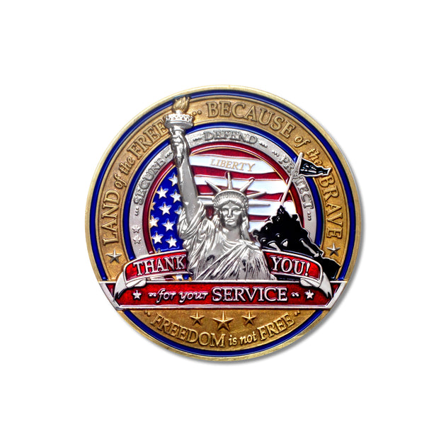 Lady Liberty USA Military Coin
