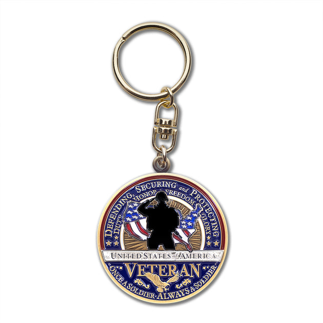 US Veteran Keychain