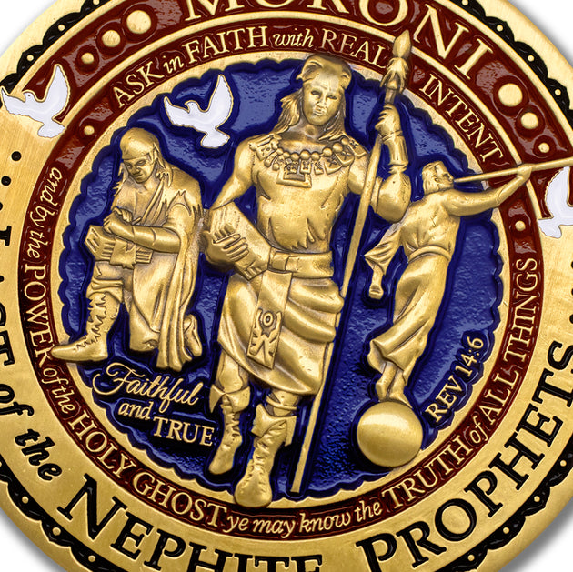 Moroni Last of the Nephite Prophets Medallion