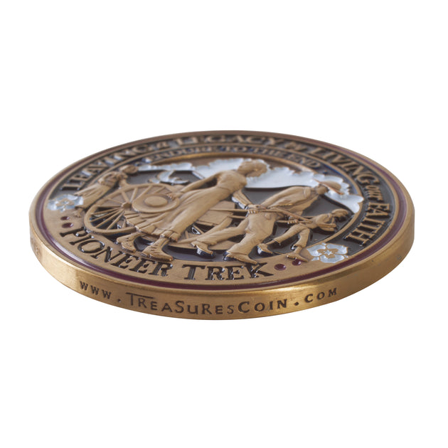 Pioneer Trek Coin side view