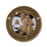 Pioneer Coin River Crossing emblem