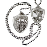 Pioneer Trek Military Style dogtag with thick ball chain