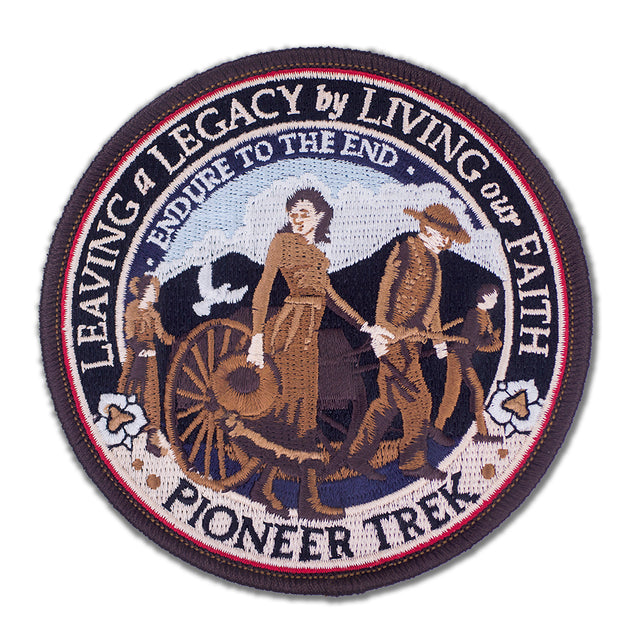 Pioneer Handcart Trek Embroidered Patch