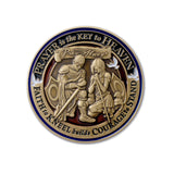 Prayer is Power Challenge Coin