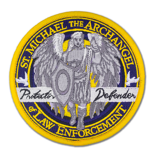Saint Michael Embroidered Patch
