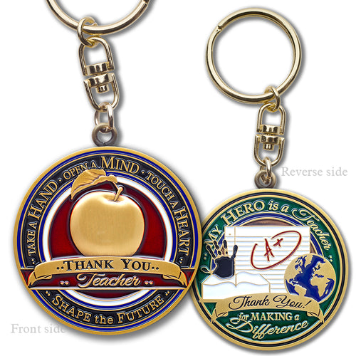 Apple for Teacher Key Chain