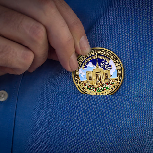 Temple Ogden Utah LDS Medallion