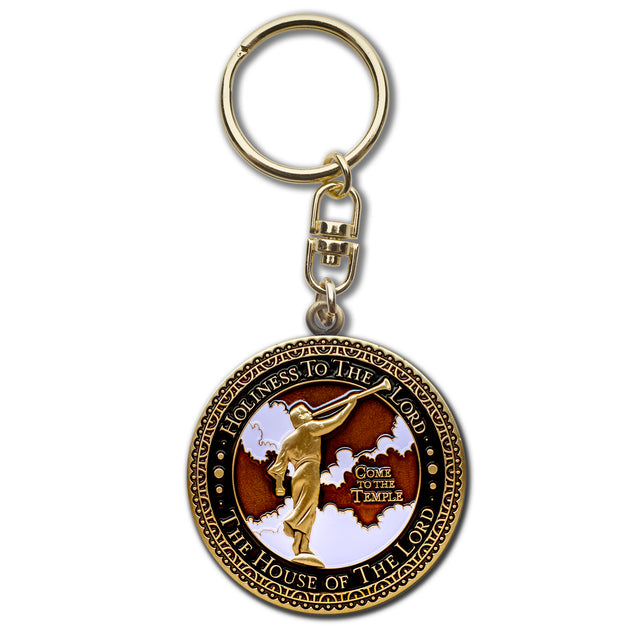 Temple Red Cliffs Utah LDS Medallion Gift Key Chain