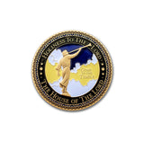 Moroni LDS Temple Medallion