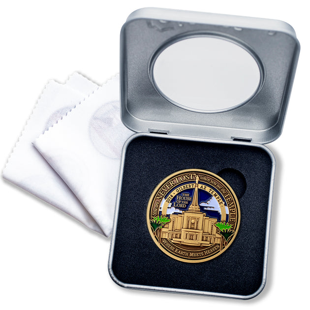 Gilbert Arizona Temple Medallion Gift Box