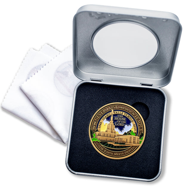 Idaho Falls Temple Medallion Gift Box