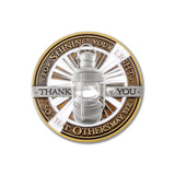 Thank You Gratitude Gift coins · Let Your Light Shine Coins with Collectors Tin Box - 2 Coin Set with Polishing cloth