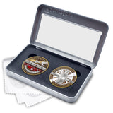 Thank You Gratitude Gift coins · Let Your Light Shine Coins with Collectors Tin Box - 2 Coin Set with Polishing cloth