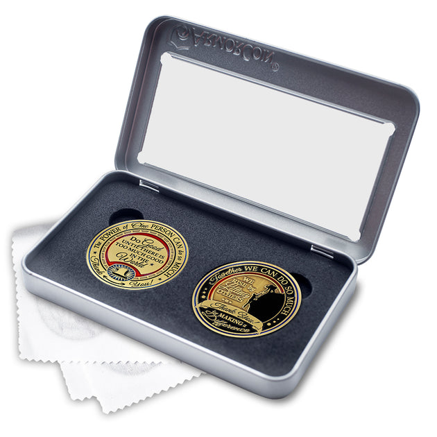 1st Cavalry Division Gold Memorial Coin | Crossed Sabers – Chapter Gift Shop