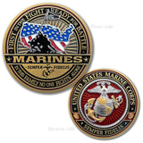 United States Marines Challenge Coin · Armed Forces Coin