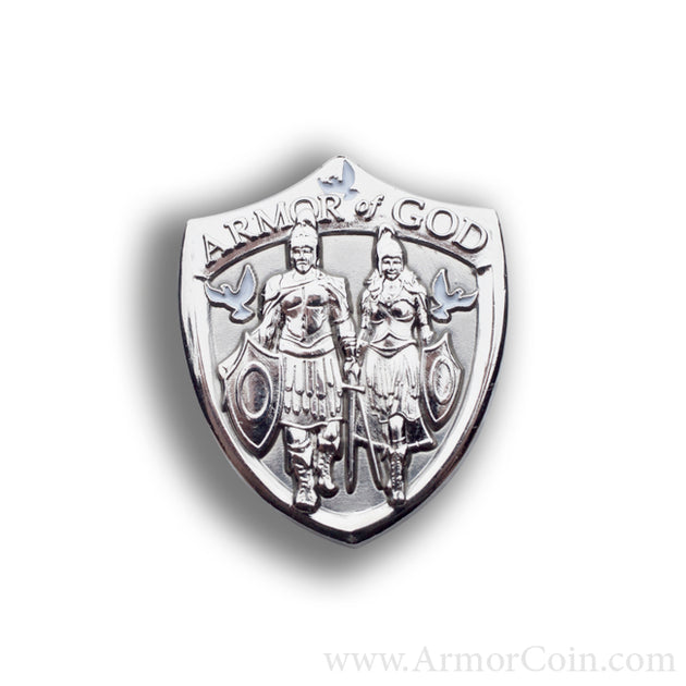 Armor of God Collectible Pin Shield
